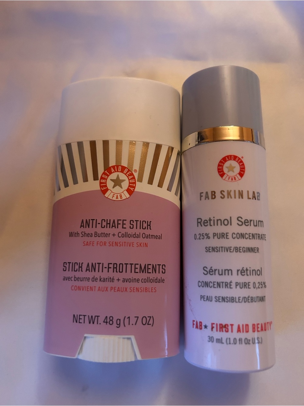 Two First Aid Beauty Products